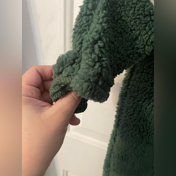 NFL apparel 18 months Green Bay Packers fuzzy fleece zip up sleeper - Picture 7 of 16